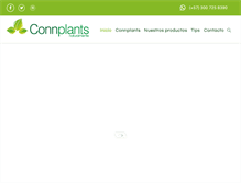 Tablet Screenshot of connplants.com